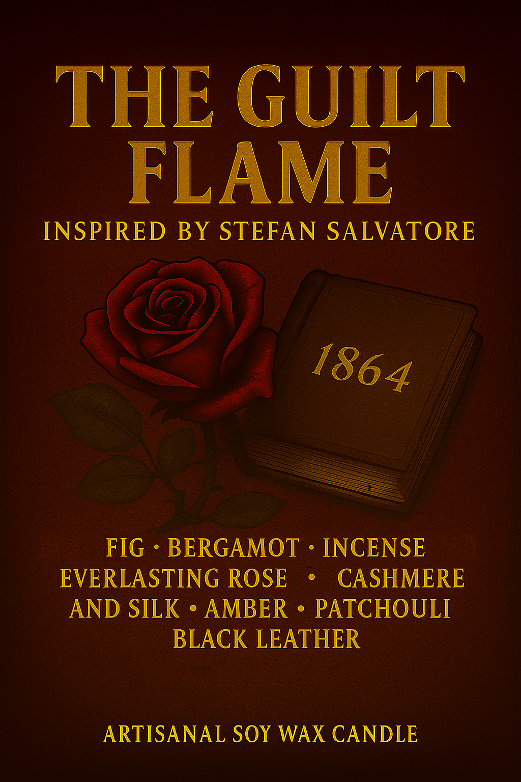 Bougie "The Guilt Flame" Stefan Salvatore - Livraison