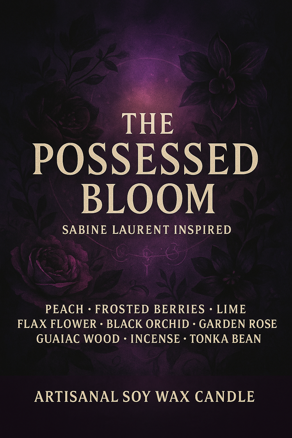 Bougie "The Possessed Bloom" Sabine Laurent - Livraison
