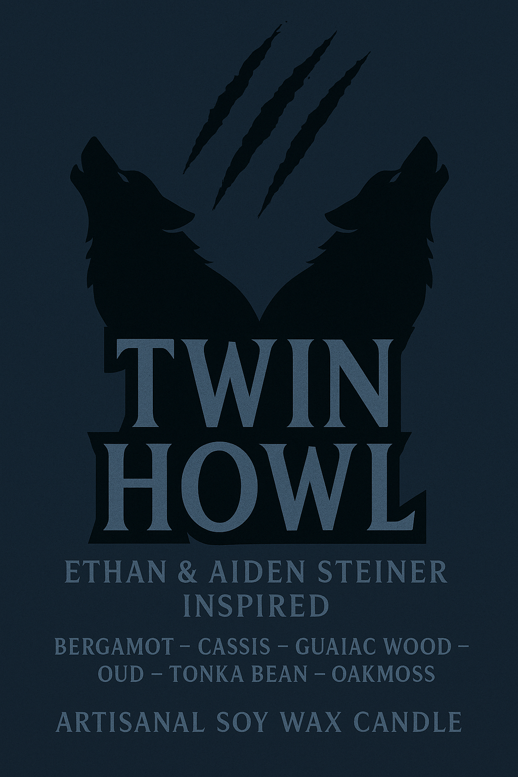 Bougie "Twin Howl" Aiden et Ethan Steiner - Livraison