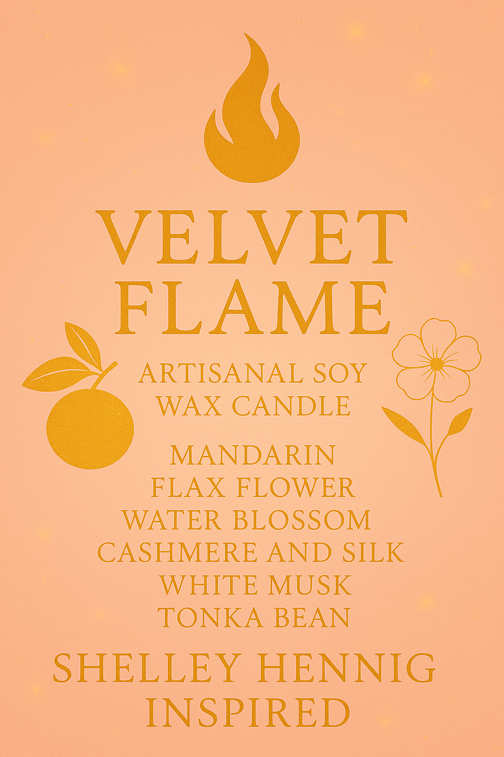 Bougie "Velvet Flame" Shelley Hennig - Limited Edition WIP 3 -Précommande Convention
