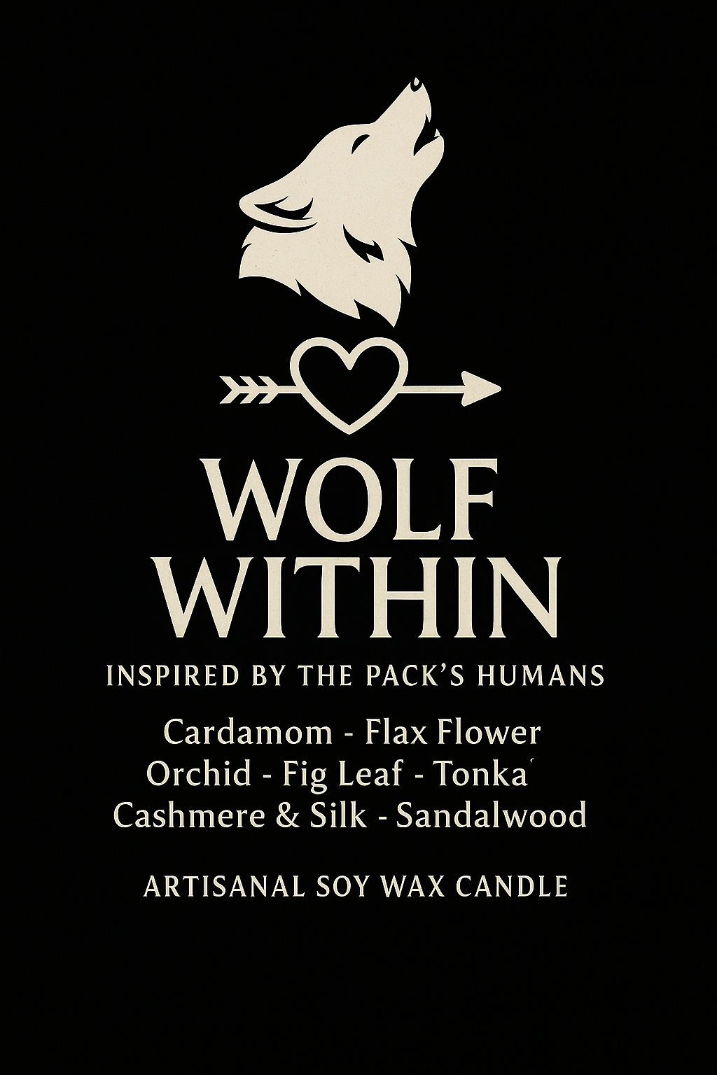 Bougie "Wolf Within" Humans Edition - Livraison