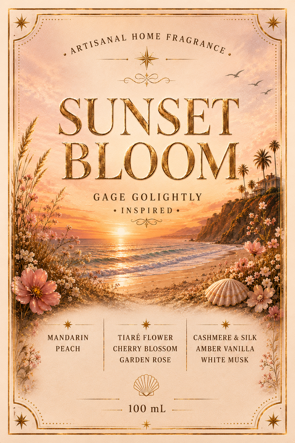 Brume d'intérieur "Sunset Bloom" Gage Golightly - Limited Edition WIP 4 - Précommande Convention