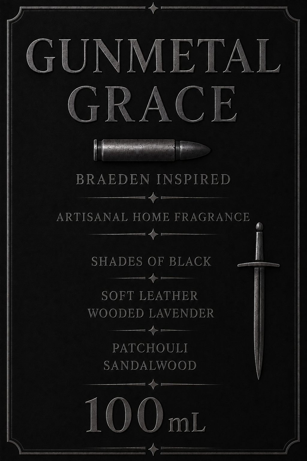Brume d'intérieur "Gunmetal Grace" Braeden - Précommande Convention