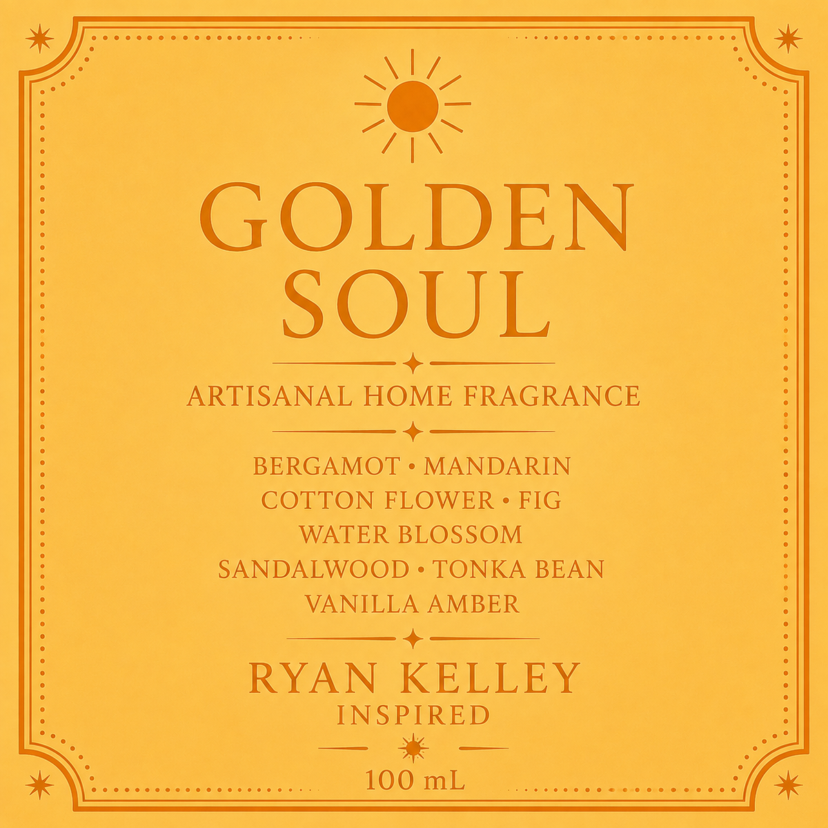 Brume d'intérieur "Golden Soul" Ryan Kelley - Limited Edition WIP 4 - Précommande Convention