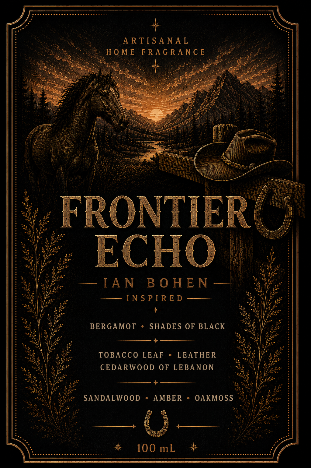 Brume d'intérieur "Frontier Echo" Ian Bohen - Limited Edition WIP 4 - Précommande Convention