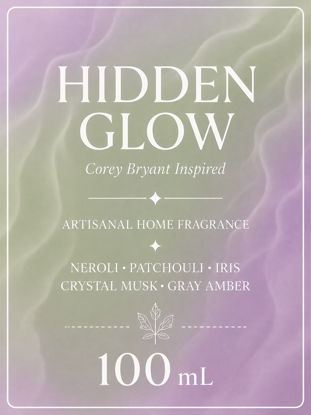 Brume d'intérieur "Hidden Glow" Corey Bryant - Précommande Convention
