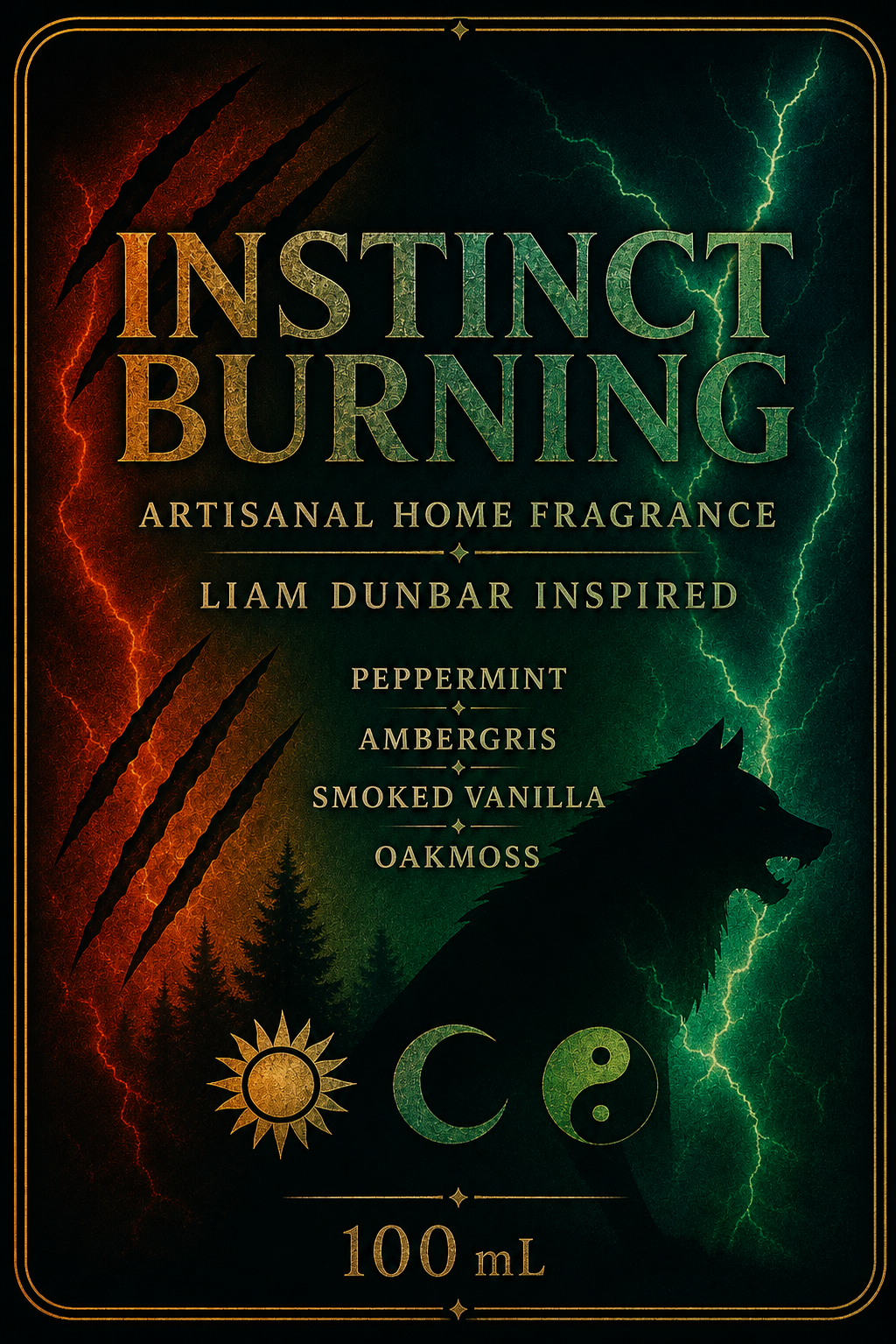 Brume d'intérieur "Instinct Burning" Liam Dunbar - Précommande Convention