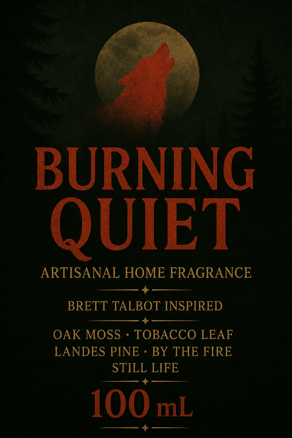 Brume d'intérieur "Burning Quiet" Brett Talbot - Précommande Convention