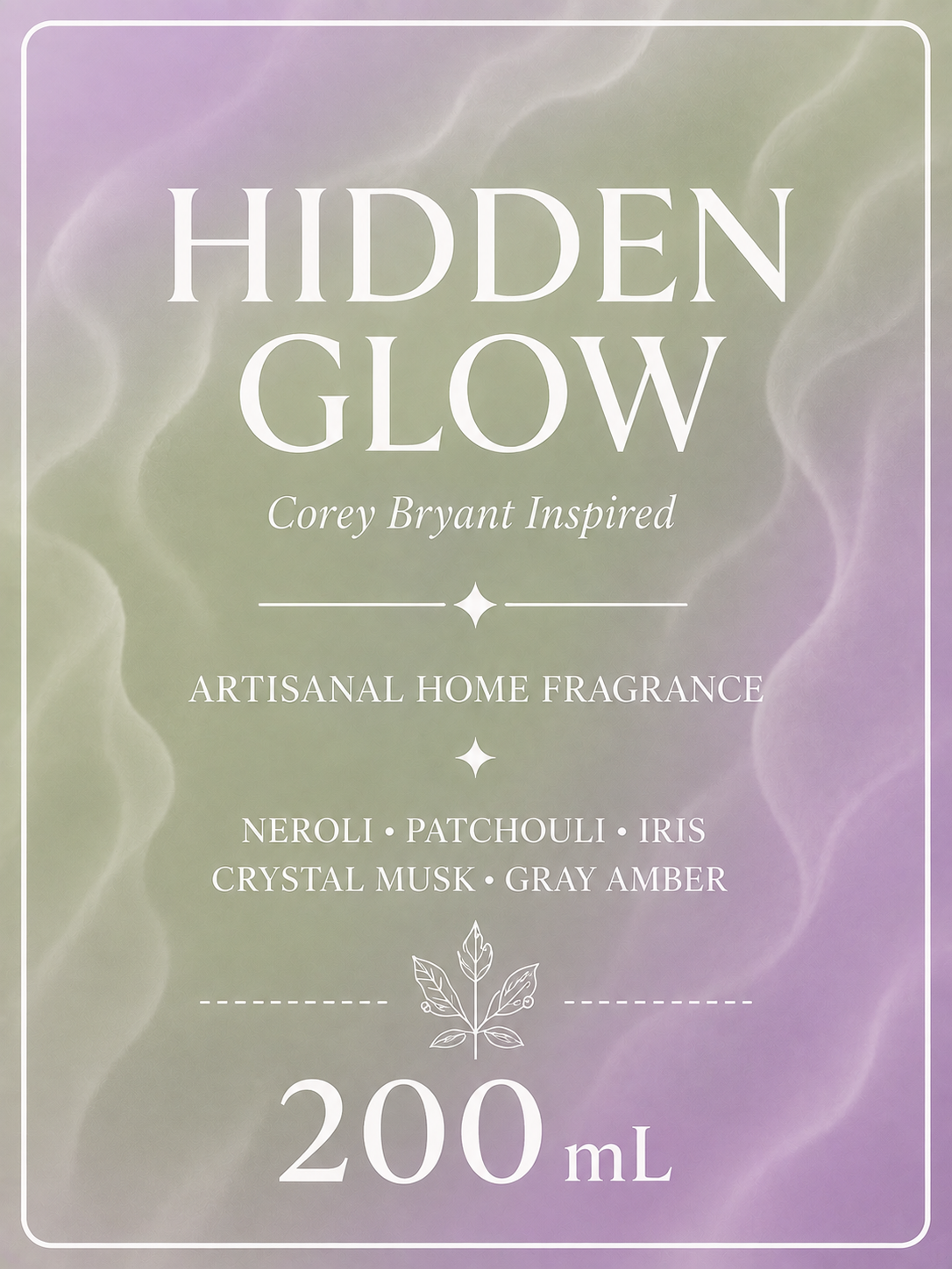 Brume d'intérieur "Hidden Glow" Corey Bryant - Précommande Convention