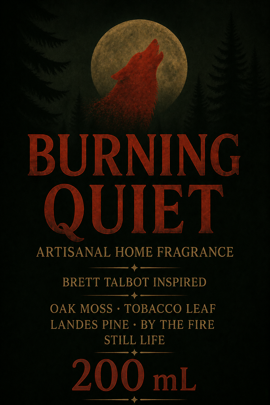 Brume d'intérieur "Burning Quiet" Brett Talbot - Précommande Convention