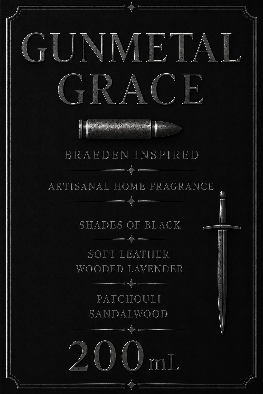 Brume d'intérieur "Gunmetal Grace" Braeden - Précommande Convention