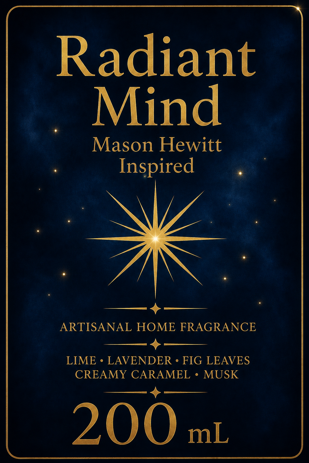 Brume d'intérieur "Radiant Mind" Mason Hewitt - Précommande Convention