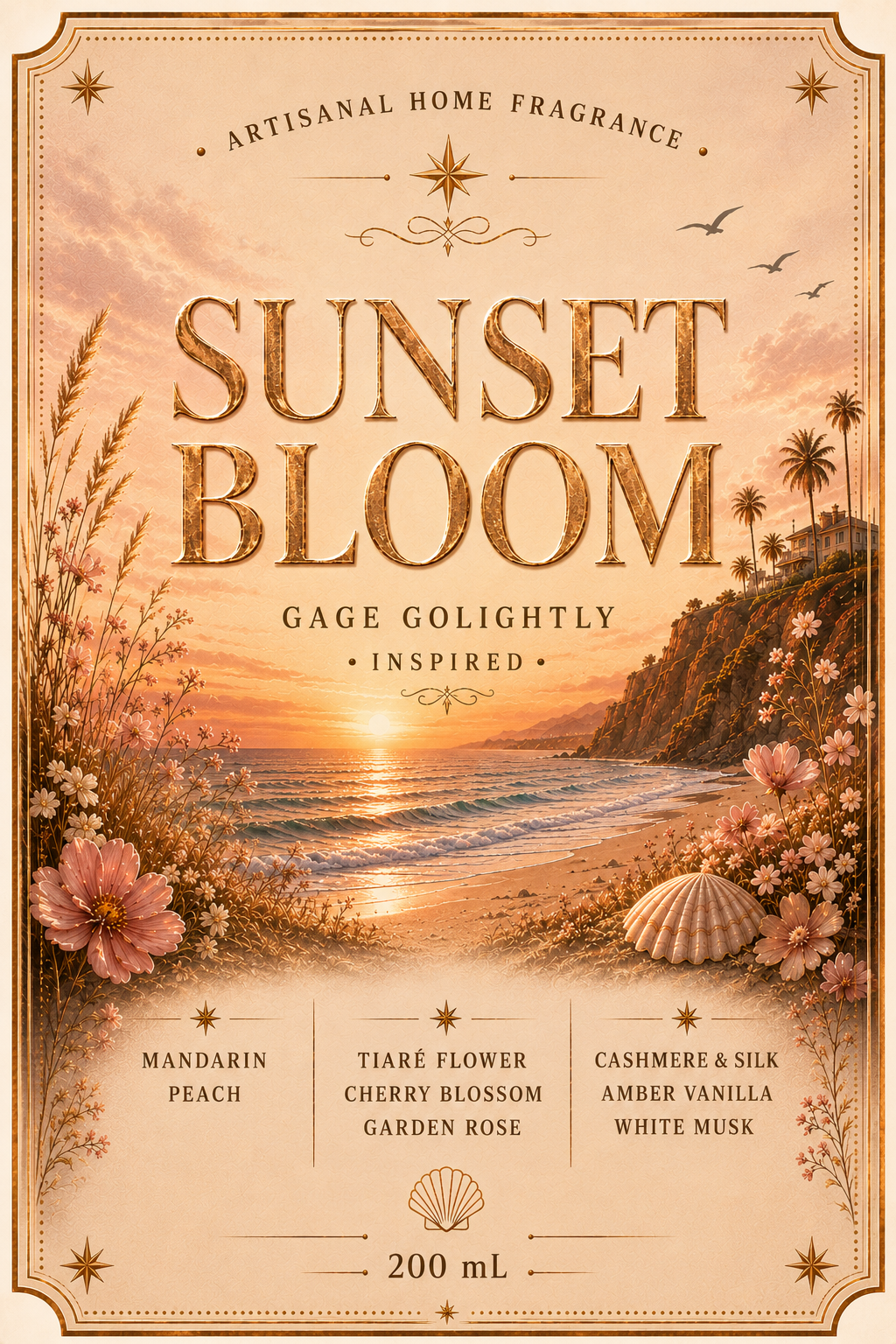 Brume d'intérieur "Sunset Bloom" Gage Golightly - Limited Edition WIP 4 - Précommande Convention