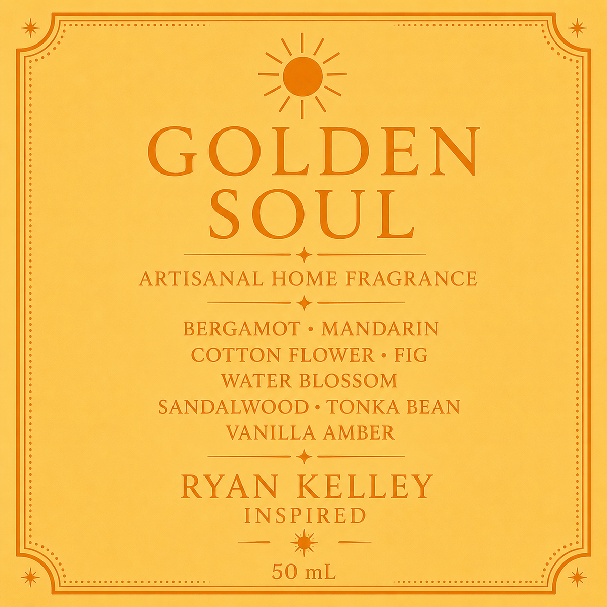 Brume d'intérieur "Golden Soul" Ryan Kelley - Limited Edition WIP 4 - Précommande Convention