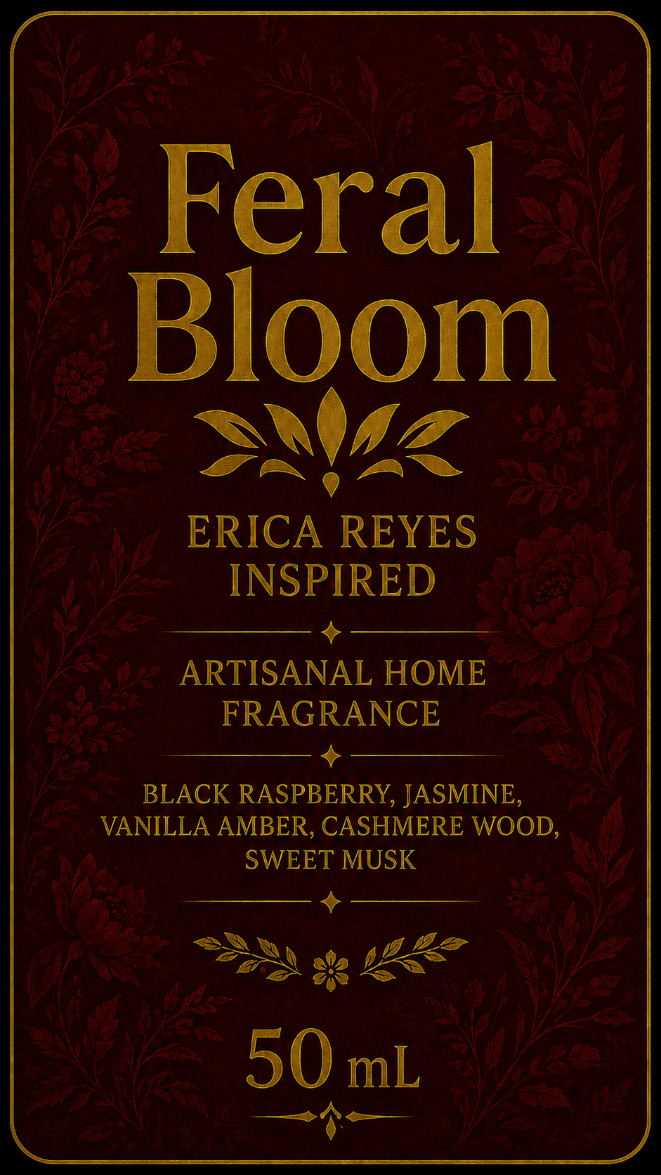 Brume d'intérieur "Feral Bloom" Erica Reyes - Précommande Convention