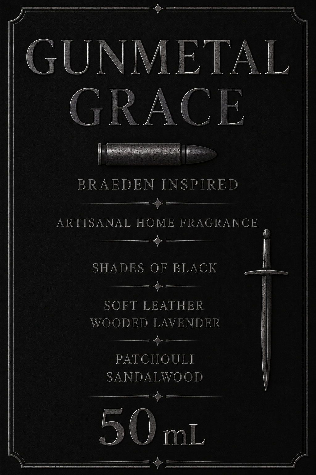 Brume d'intérieur "Gunmetal Grace" Braeden - Précommande Convention