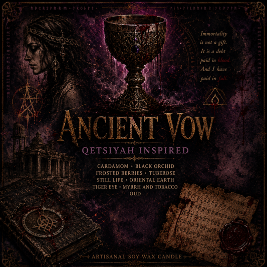 Bougie "Ancient Vow" Qetsiyah - Livraison