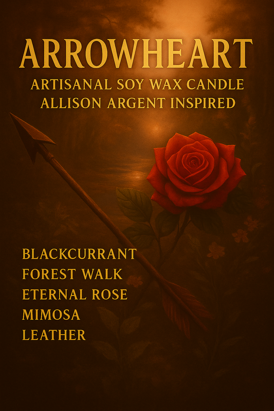 Bougie "Arrowheart" Allison Argent - Précommande Convention