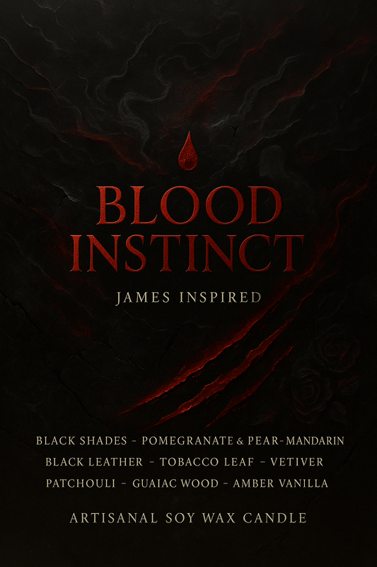 Bougie "Blood Instinct" James - Livraison