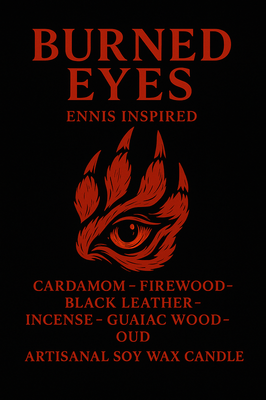 Bougie "Burned Eyes" Ennis - Livraison