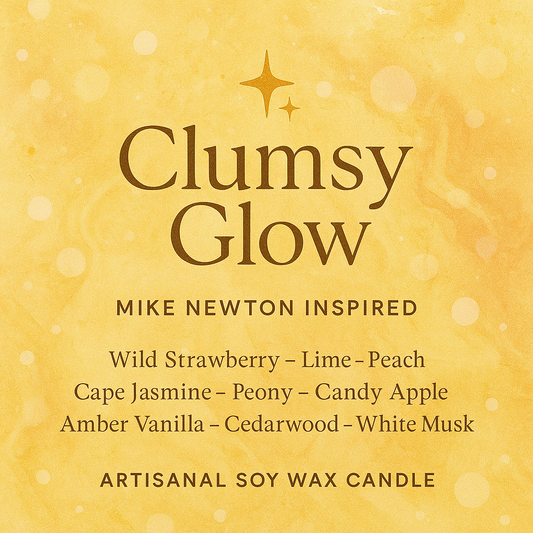 Bougie "Clumsy Glow" Mike Newton - Livraison
