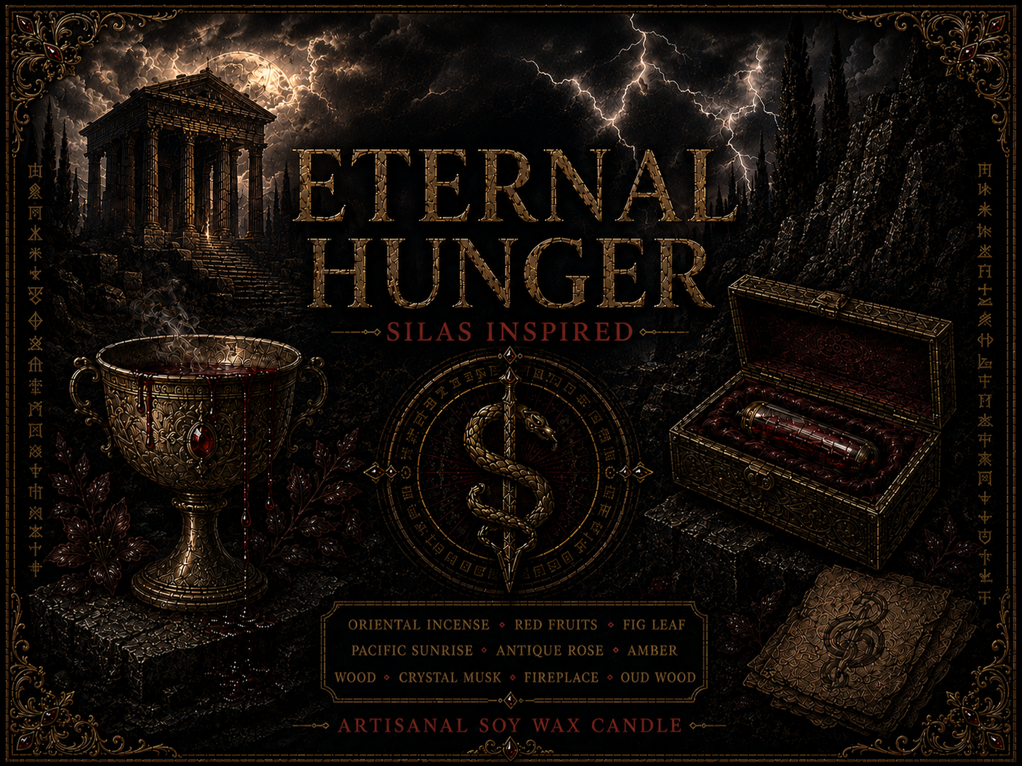 Bougie "Eternal Hunger" Silas - Livraison