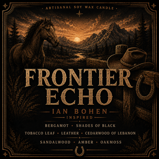 Bougie "Frontier Echo" Ian Bohen - Limited Edition WIP 4 - Précommande convention