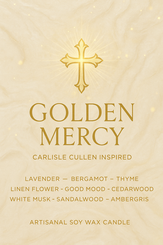 Bougie "Golden Mercy" Carlisle Cullen - Livraison