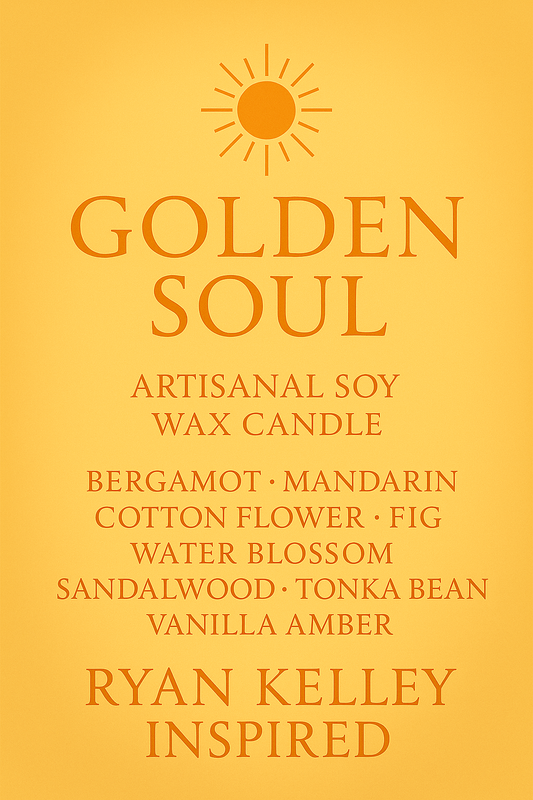 Bougie "Golden Soul" Ryan Kelley - Limited Edition WIP 4 - Précommande Convention