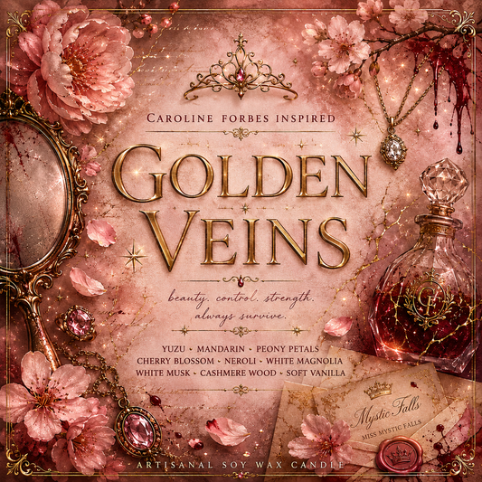 Bougie "Golden Veins" Caroline Forbes - Livraison