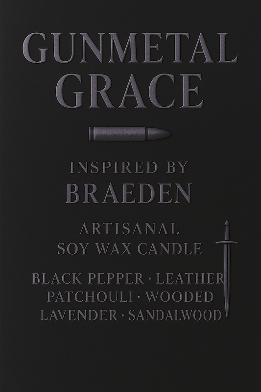Bougie "Gunmetal Grace" Braeden - Livraison
