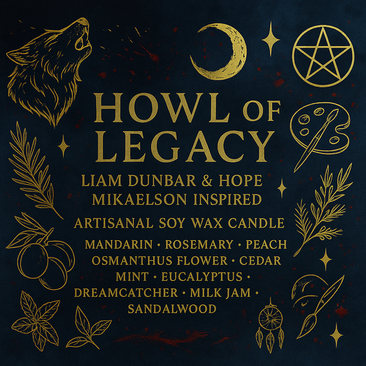 Bougie "Howl of Legacy" Liam Dunbar et Hope Mikaelson - Livraison