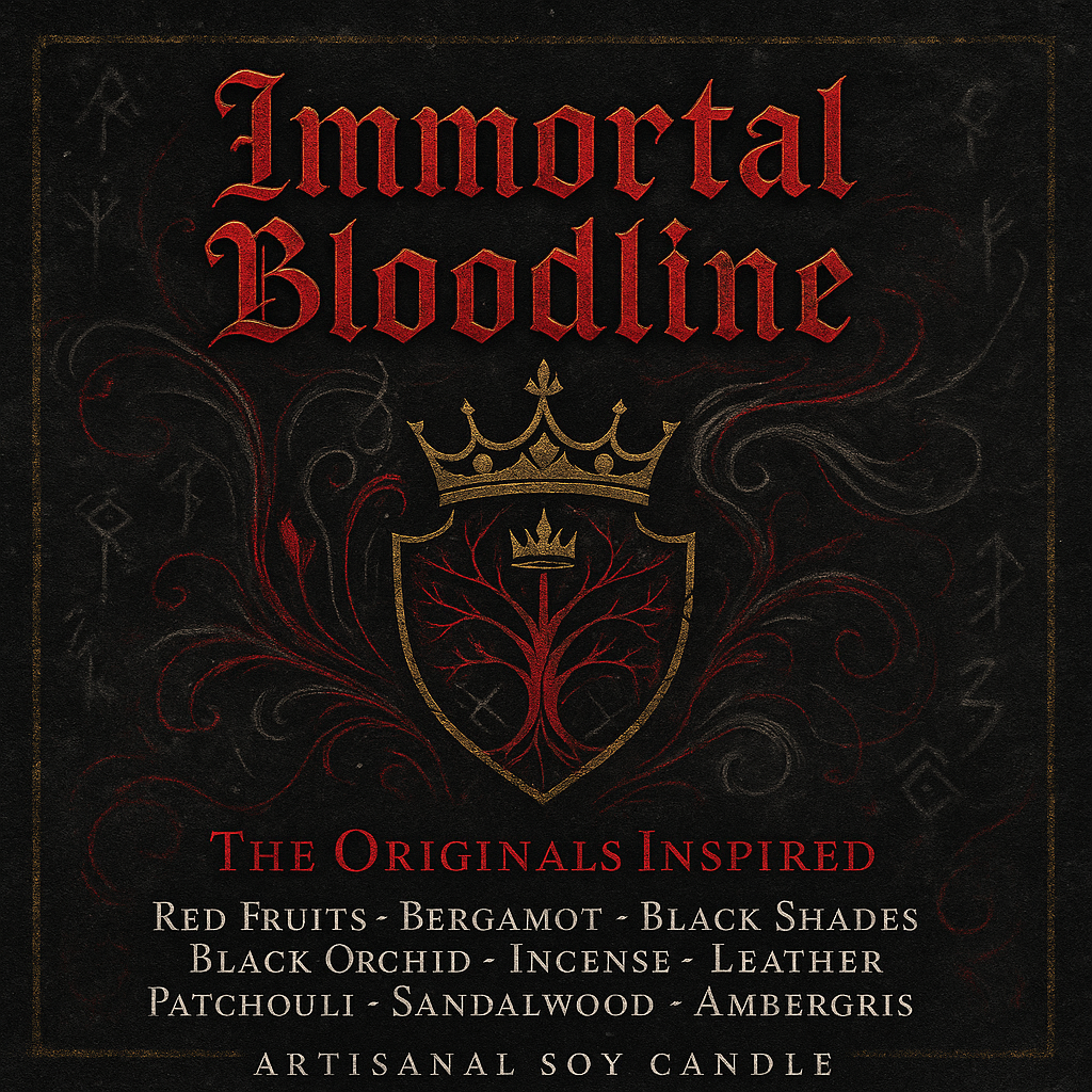 Bougie "Immortal Bloodline" Mikaelson Family - Livraison