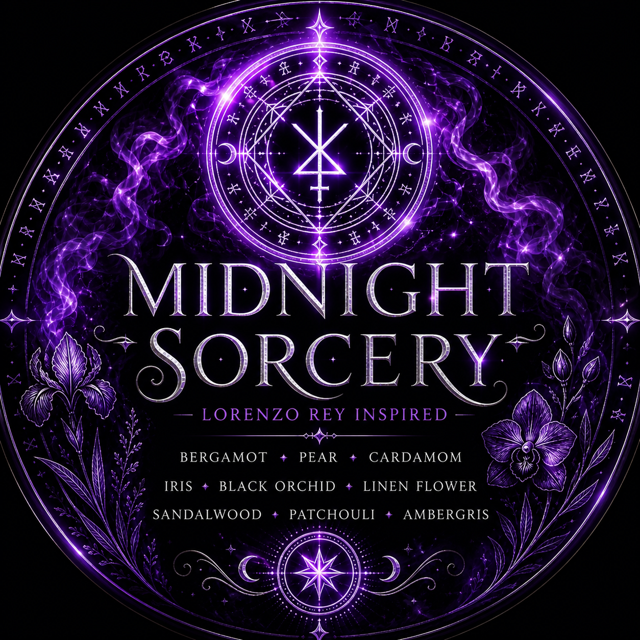 Bougie Midnight Sorcery - Lorenzo Rey - Livraison à domicile
