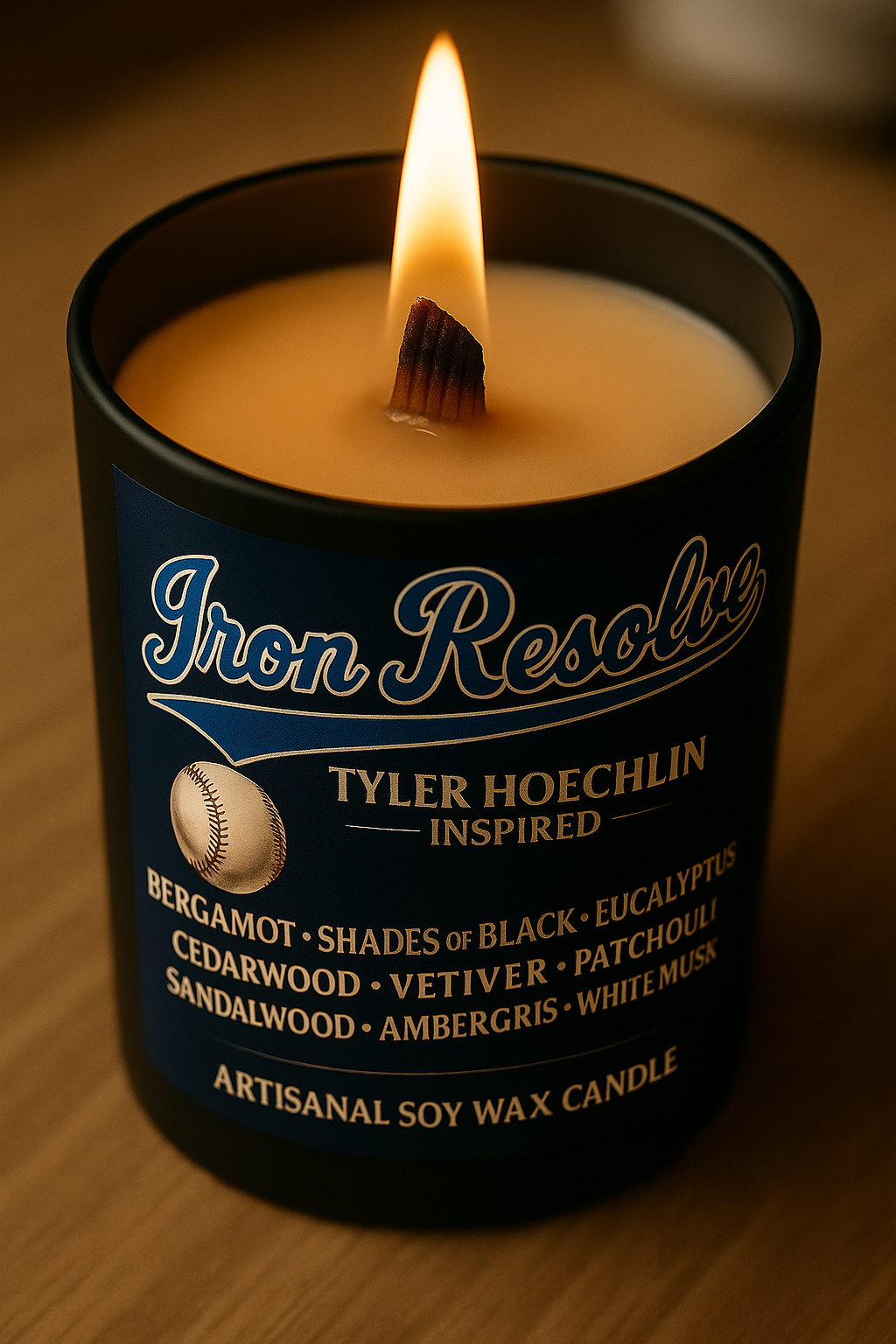 Bougie "Iron Resolve" Tyler Hoechlin - Précommande Convention