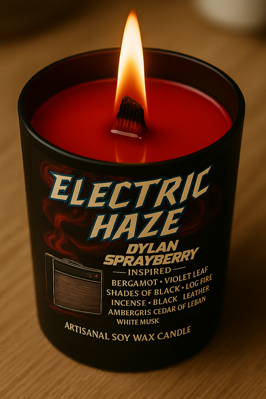 Bougie "Electric Haze" Dylan Sprayberry - Précommande Convention