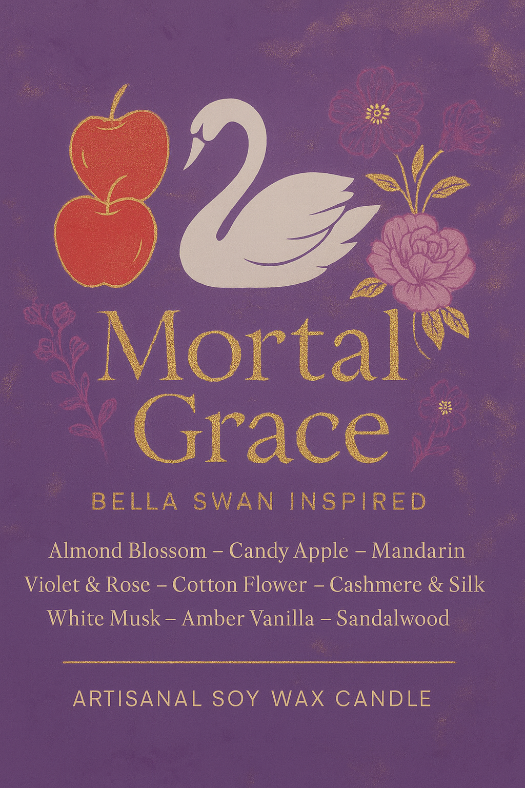 Bougie "Mortal Grace" Bella Swan - Livraison