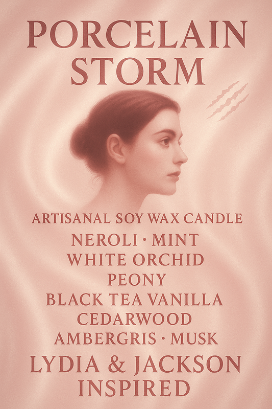 Bougie "Porcelain Storm" Lydia Martin et Jackson Whittemore - Livraison