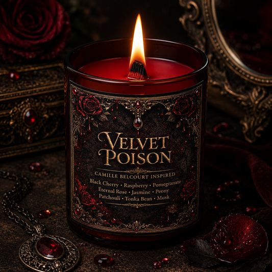Bougie Velvet Poison - Camille Belcourt - Livraison à domicile
