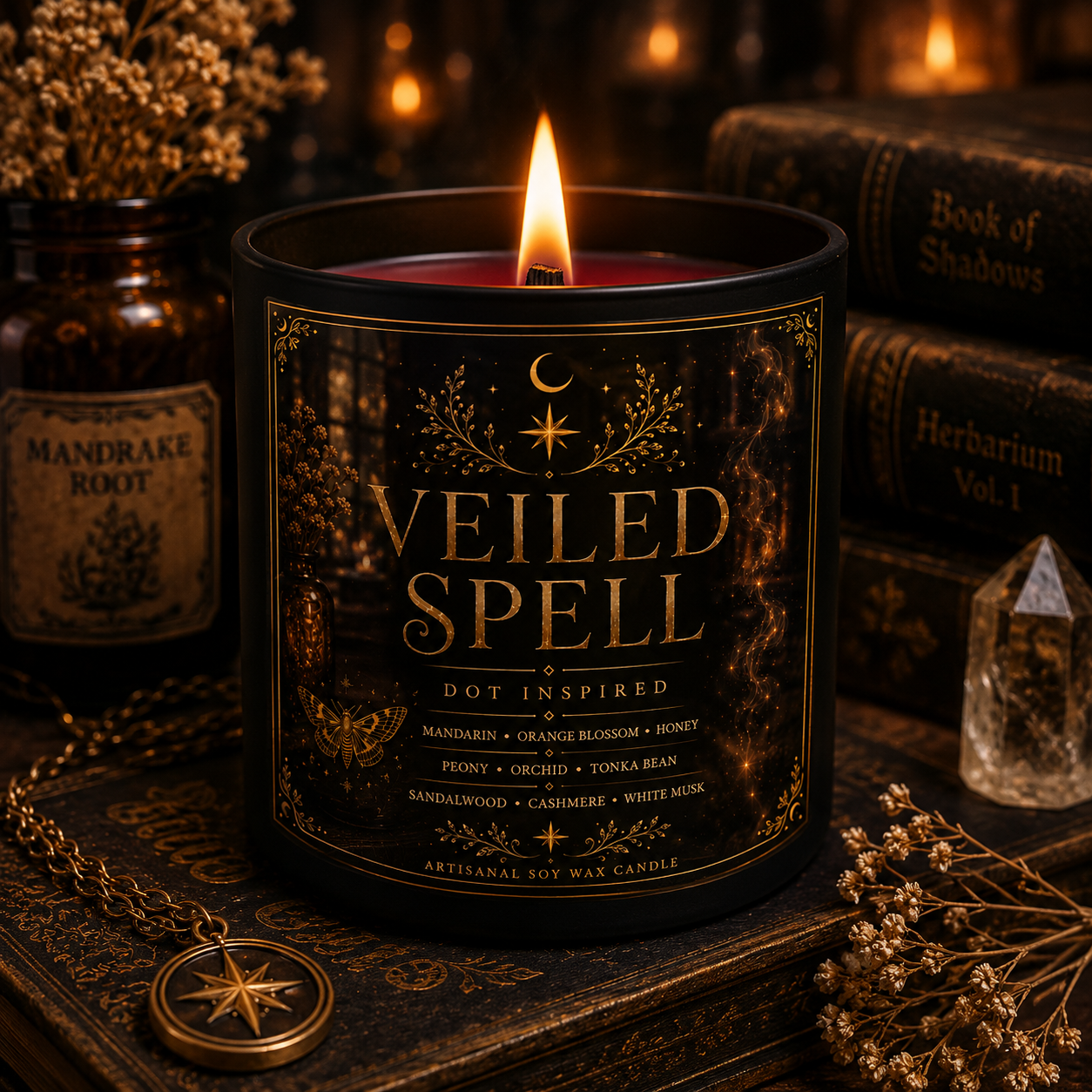 Bougie Veiled Spell - Dot - Livraison à domicile