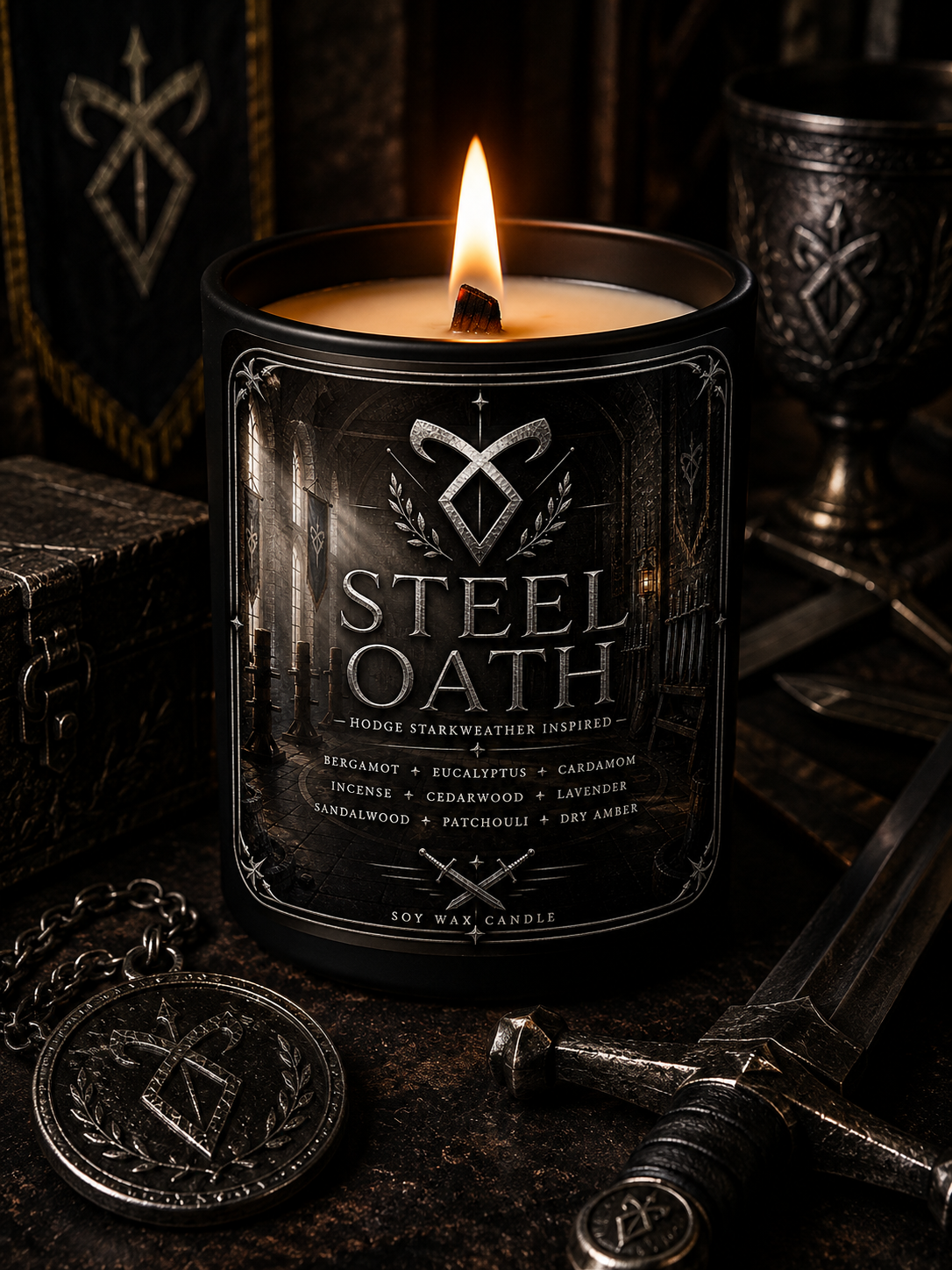 Bougie Steel Oath - Hodge Starkweather - Livraison à domicile