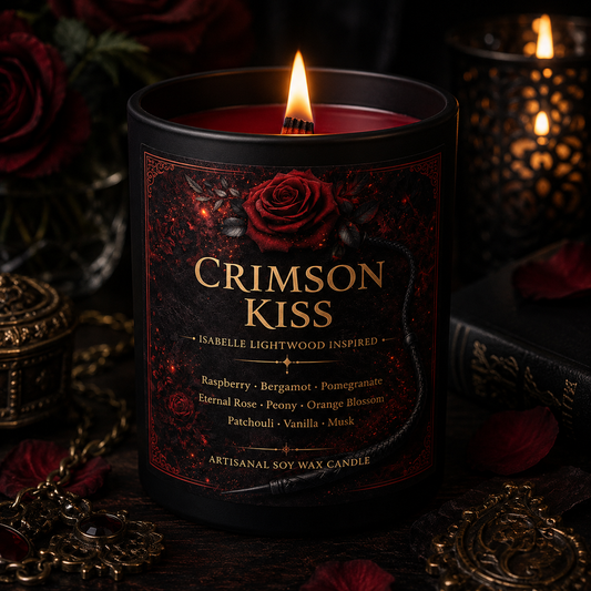 Bougie du mois "Crimson Kiss" Isabelle Lightwood
