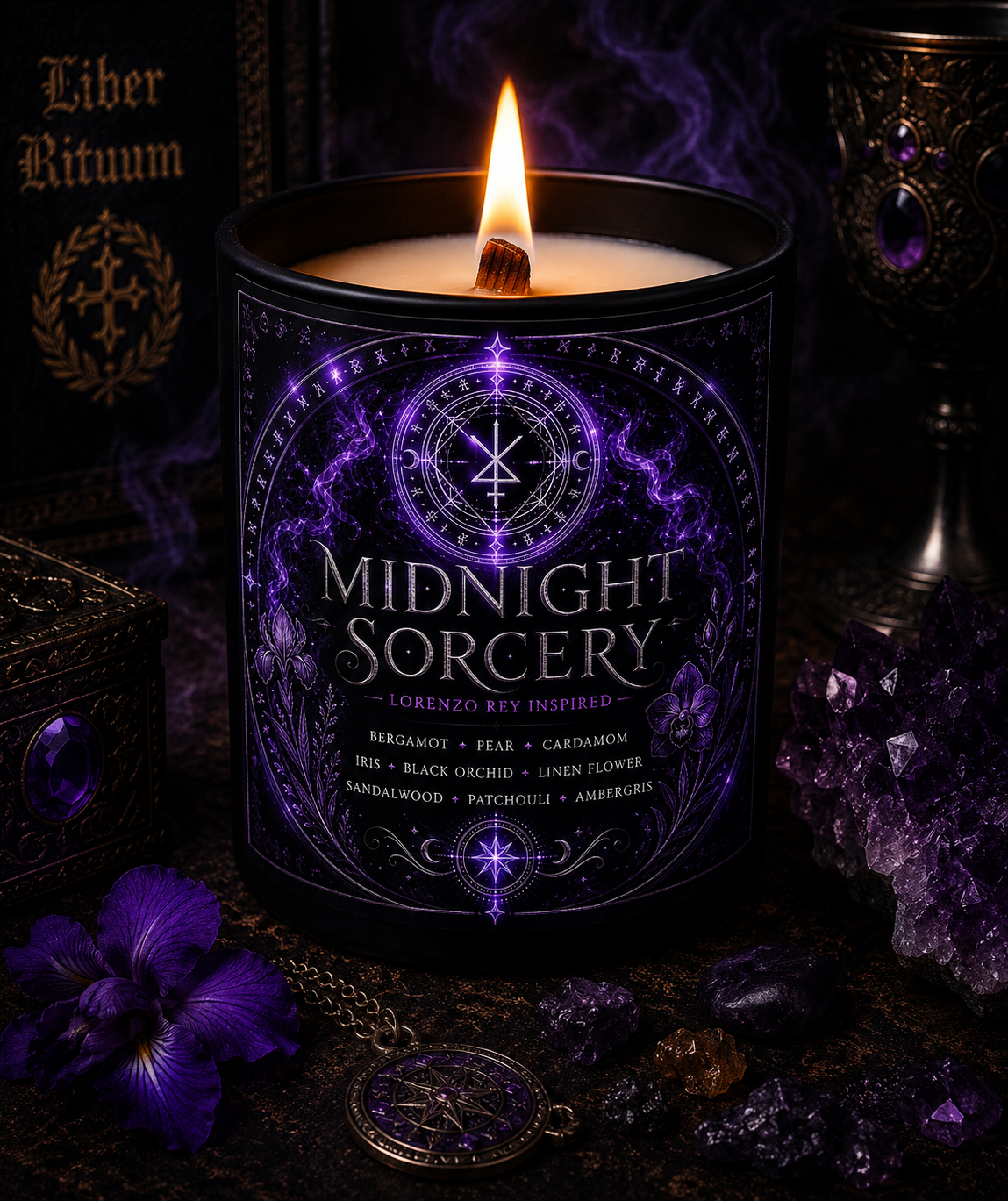 Bougie Midnight Sorcery - Lorenzo Rey - Livraison à domicile