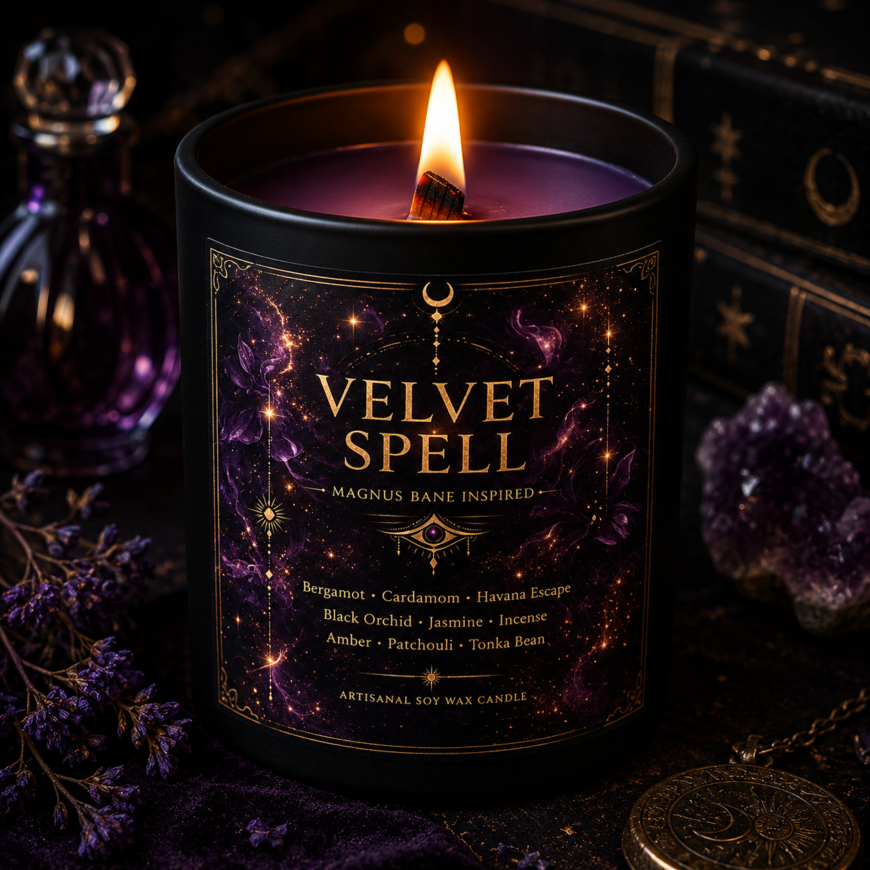 Bougie Velvet Spell - Magnus Bane - Livraison à domicile