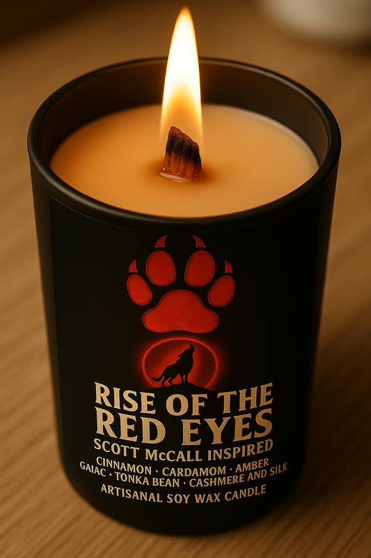 Bougie "Rise of the Red Eyes" Scott McCall - Livraison