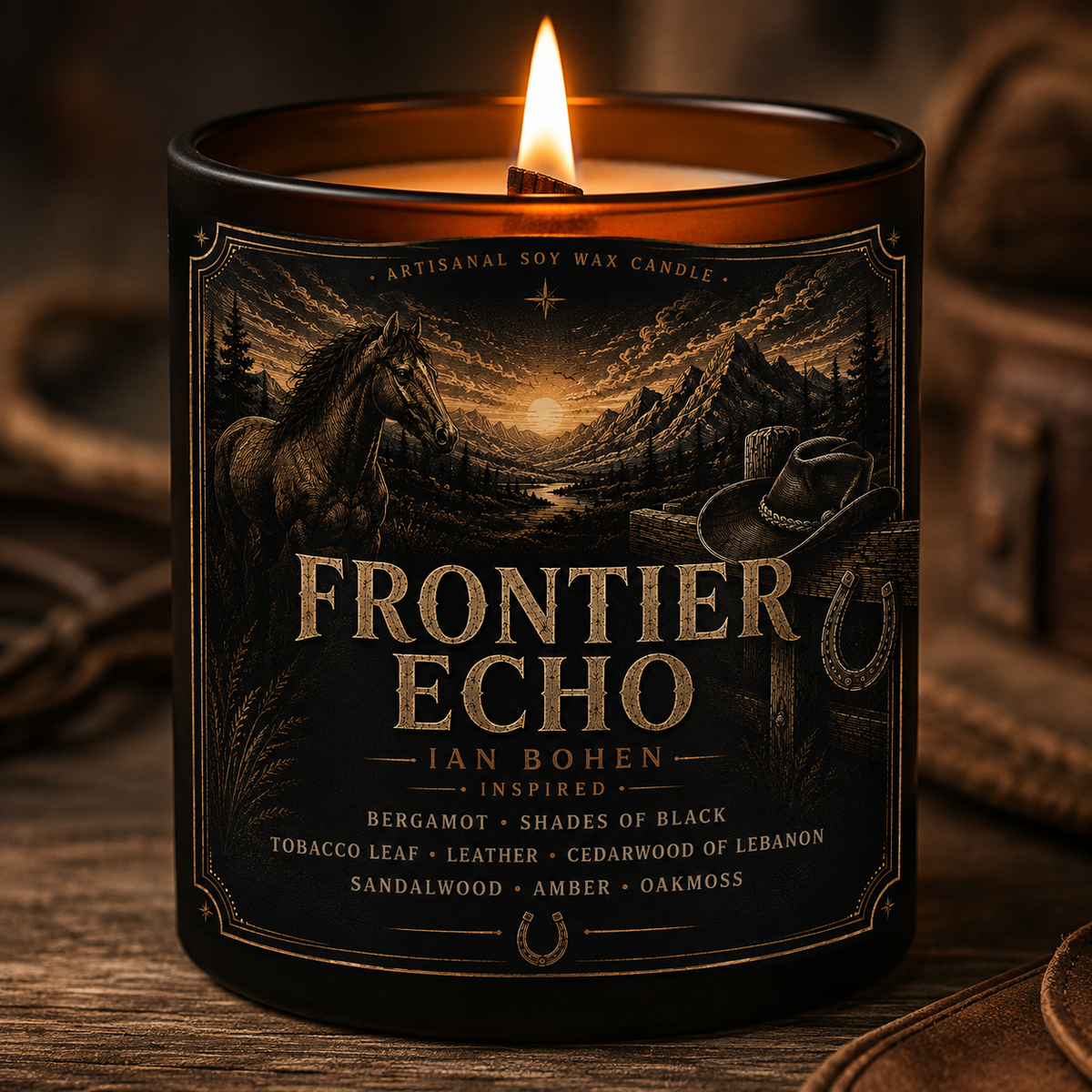 Bougie "Frontier Echo" Ian Bohen - Limited Edition WIP 4 - Précommande convention