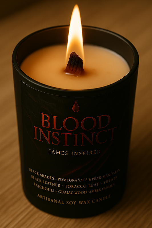Bougie "Blood Instinct" James - Livraison