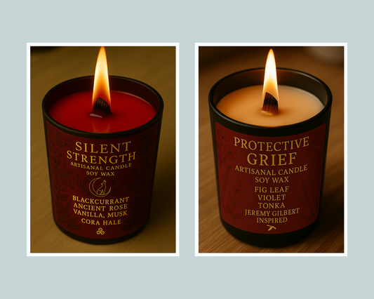 Pack Duo Bougies "Silent Strength x Protective Grief" - Livraison