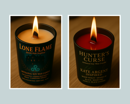 Pack Duo Bougies "Lone Flame x Hunter's Curse" - Livraison