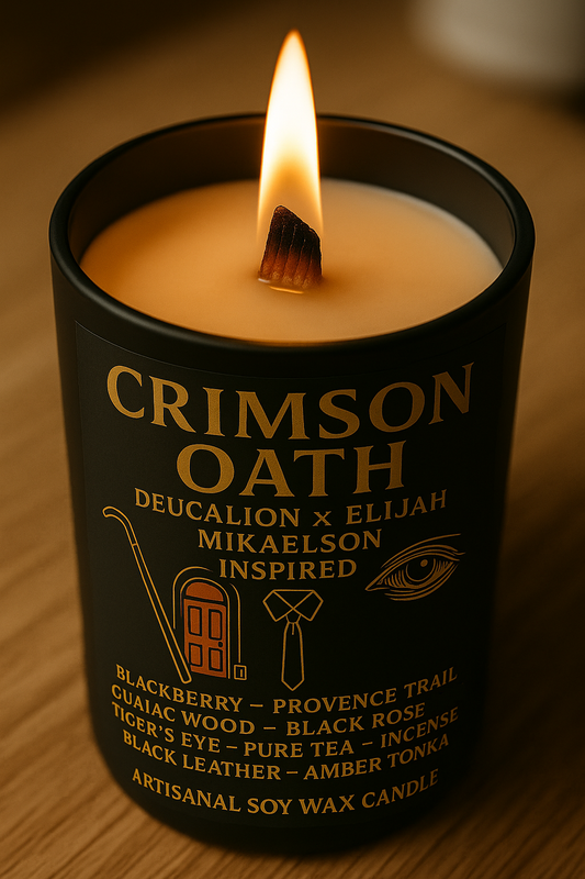 Bougie "Crimson Oath" Deucalion et Elijah Mikaelson - Livraison